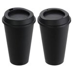 Cafe 17 oz Sustainable To-Go Cup - Black/Black