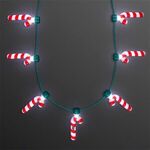 Buy Candy Cane Lights Christmas Party Necklace