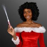 Candy Cane Wand, Fiber Optic White Lights