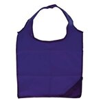 Capri - Foldaway Shopping Tote Bag - 210D Polyester - Purple