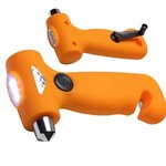 Car Escape Tool With Dynamo Light - Medium Orange