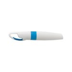 Carabiner Highlighter - White With Blue