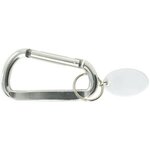 Carabiner Keytag - Chrome