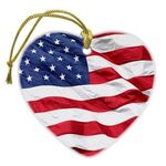 Ceramic Heart Ornament -  