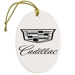 Ceramic Oval Ornament -  