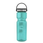 Champion 28 oz Bottle with EZ Grip Lid - Transparent Blue