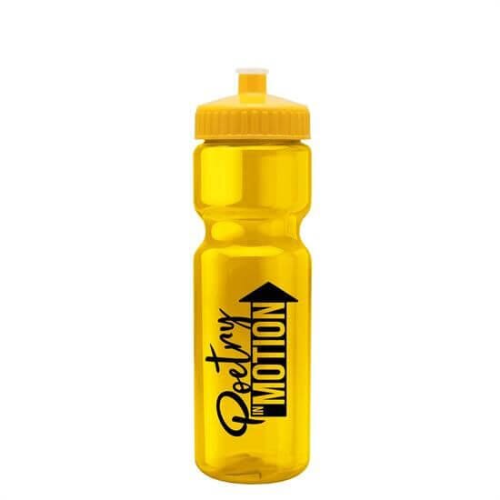 Main Product Image for Custom Printed Champion Transparent Color Bottle USA Made 28oz