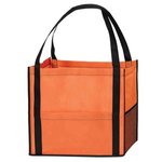 Chandler Non-Woven Mesh Tote - Orange