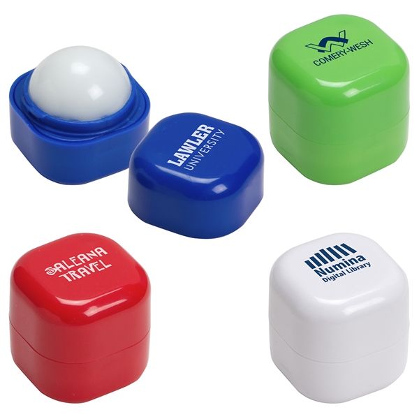 Main Product Image for Custom Printed Chap-Cube Vanilla Lip Balm