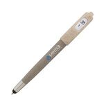 Charlie Plunge-Action Ballpoint / Stylus / Mood Pen - Grey