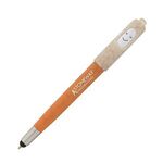 Charlie Plunge-Action Ballpoint / Stylus / Mood Pen - Orange