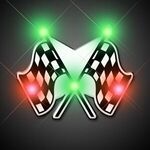 Checkered flag flashing pin -  