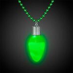 Christmas Bulb LED Bead Necklaces -  