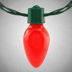 Christmas Bulb LED Necklace -  