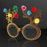 Buy Christmas Reindeer Antler Novelty Glasses (NON-Light Up)