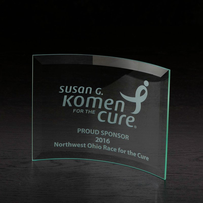 Main Product Image for Trophy - Custom Engraved Trophy - Jade Glass Award