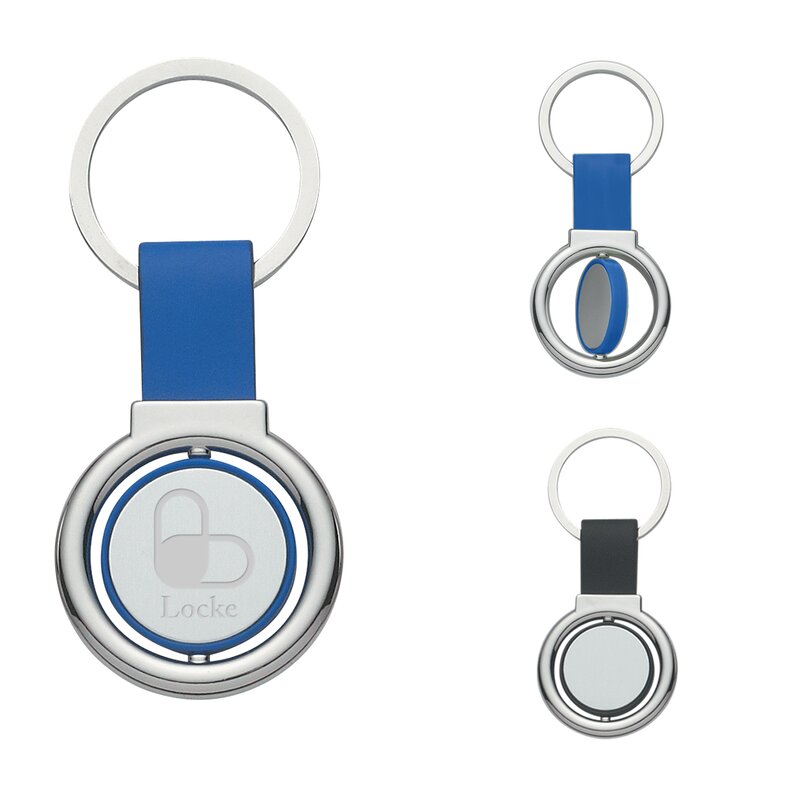 Main Product Image for Circular Metal Spinner Key Tag