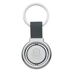 Circular Metal Spinner Key Tag -  