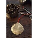 Classic Round Metal Bulb Ornament -  