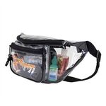 Buy Custom Printed Clear Fanny Pack 3 Pockets
