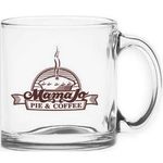 Clear Glass Coffee Mug -  