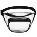 Clear PVC Fanny Pack with Dual Pockets - Large