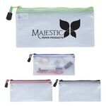 Clear Zippered Pencil Pouch -  