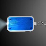 Clip-on Light Safety Blinkers Keychain - Blue-white