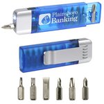 Clip-On Pocket Screwdriver Flashlight -  