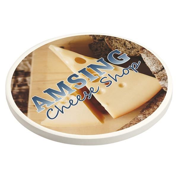 Main Product Image for Custom Cobblestone Absorbent Coaster With Cork Base