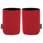 Collapsible Neoprene Koozie (R) Can Kooler - Red