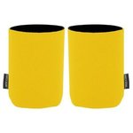 Collapsible Neoprene Koozie (R) Can Kooler - Yellow