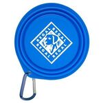 Collapsible Pet Bowl with 2" Carabiner -  