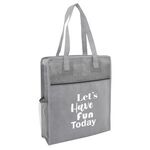 Color Basics Heathered Non-Woven Tote Bag -  