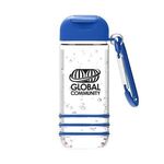 Color Burst 1 Oz. Hand Sanitizer With Carabiner -  