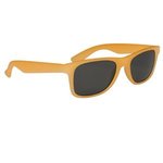Color Changing Malibu Sunglasses - Frosted to Orange