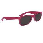 Color Changing Malibu Sunglasses - Frosted to Pink