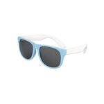 Color Duo Classic Sunglasses - Blue/White