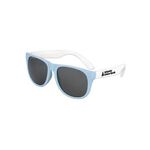 Color Duo Classic Sunglasses - Blue/White