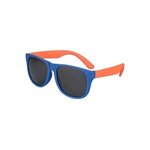 Color Duo Classic Sunglasses - Orange/Blue