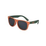 Color Duo Classic Sunglasses - Orange/dark Green