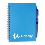 Color-Pro Spiral Unlined Notebook with Pen -  