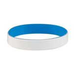 Colored Letter Silicone Bracelet -  