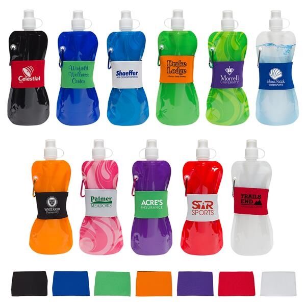 Main Product Image for Marketing Comfort Grip Flex 16 Oz Water Bottle With Neoprene Wai