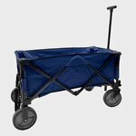Compact Folding Beach Wagon - Navy Blue