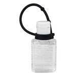 Compact Hand Sanitizer Antibacterial Gel in Flip-Top Squeeze - Clear-white-black