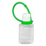 Compact Hand Sanitizer Antibacterial Gel in Flip-Top Squeeze - Clear-white-lime