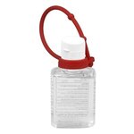 Compact Hand Sanitizer Antibacterial Gel in Flip-Top Squeeze - Clear-white-red