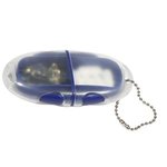 Compact Pillbox Key Chain -  