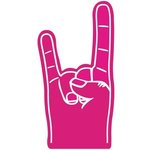 Concert Hand Foam Cheering Mitt - Hot Pink